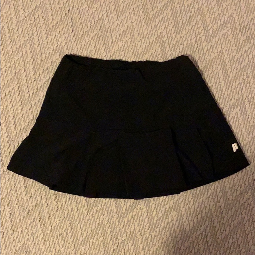 Black tennis skirt
